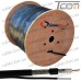 Купить Кабель коаксиальный RG-6U (CS6-015) внешний, одножильный, лужёная сталь, (64%), чёрный, 305м, CommSpace по выгодной цене