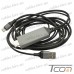 Купить HDTV Шнур 4К (штекер USB type C - штекер HDMI+ штекер USB), 2м+1м, в коробке, Tcom по выгодной цене
