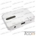 Купить Конвертер HDTV 3в1 (гнездо USB А+гнездо 3,5st.- гнездо HDMI+гнездо VGA+гнездо AV 3,5st), в коробке, Tcom по выгодной цене