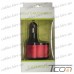 Автомобильная зарядка гнездо прикуривателя + 2-а гнезда USB 3.1А, цветная, Tcom рис 5