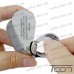 Лупа ювелирная NO.9890 с LED подсветкой + UV,40-а кратное увеличение, диам.-25мм рис 5